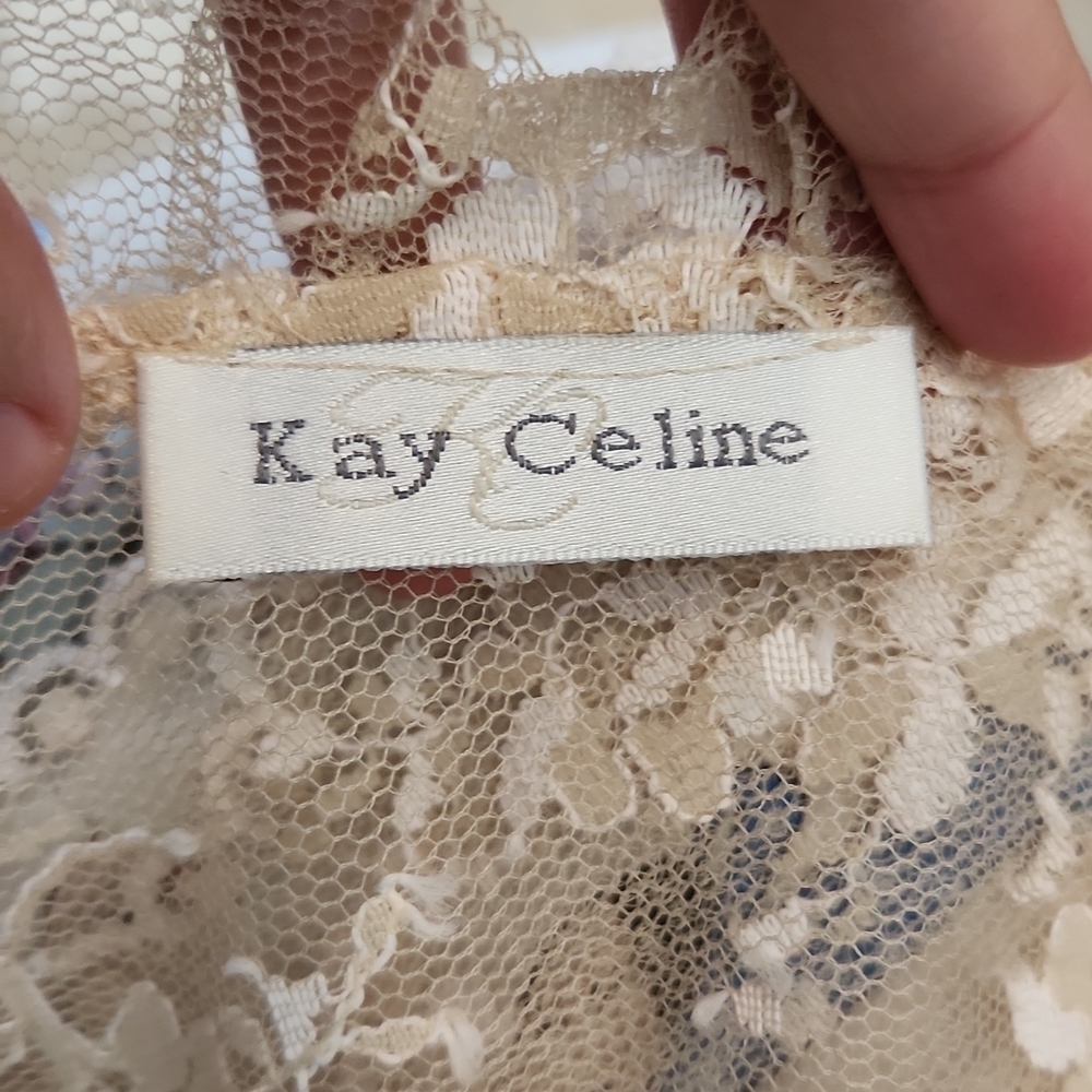 Kay Celine Sheer Floral Long Sleeve Top - Picture 5 of 5